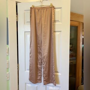 SKIMS Satin Sleep Pants in Light Brown